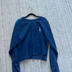 Rare blue aviator nation crewneck size small